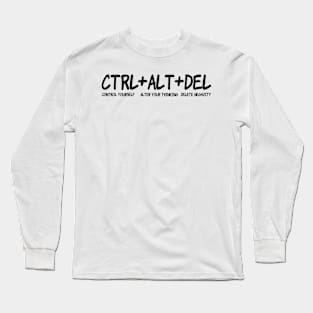 CTRL+ALT+DEL Long Sleeve T-Shirt